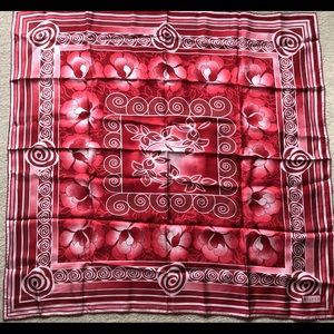 100% Silk scarf Vakko brand